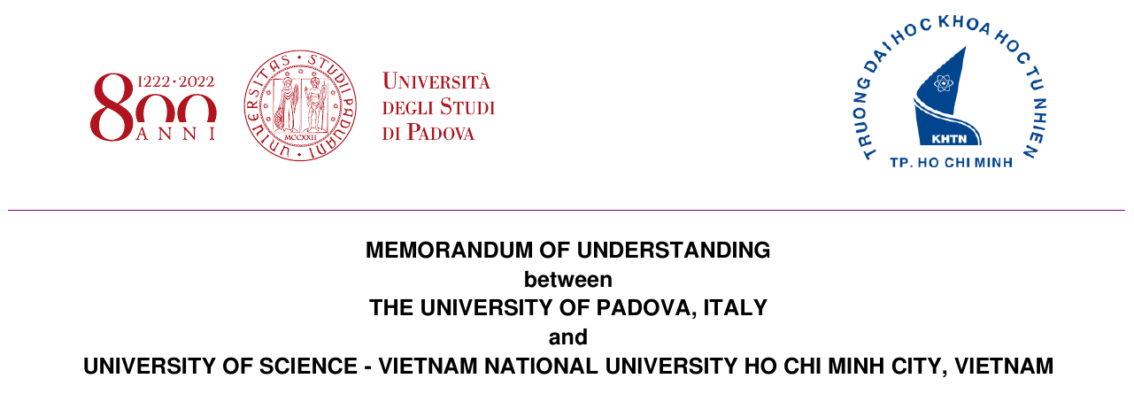 HCMUS Padova MoU